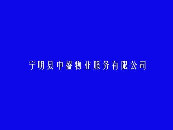 宁明县中盛物业服务有限公司