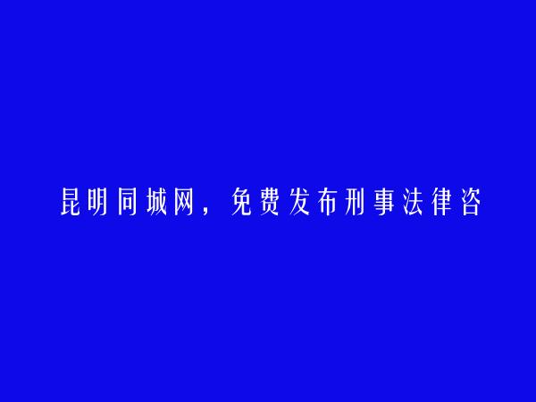 刑事法律咨询